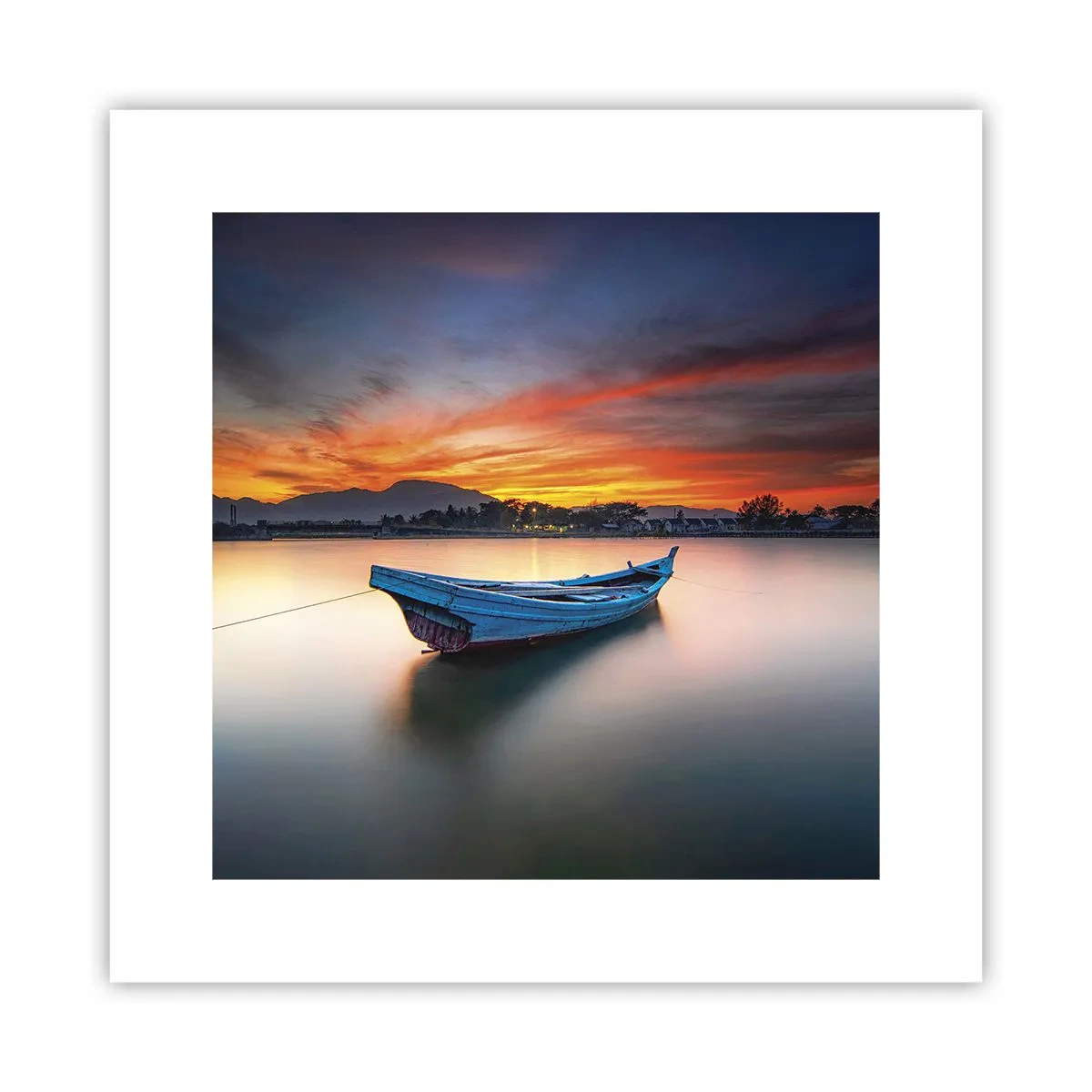 Affiche - Poster - Une bonne nuit arrive - 30x30 cm