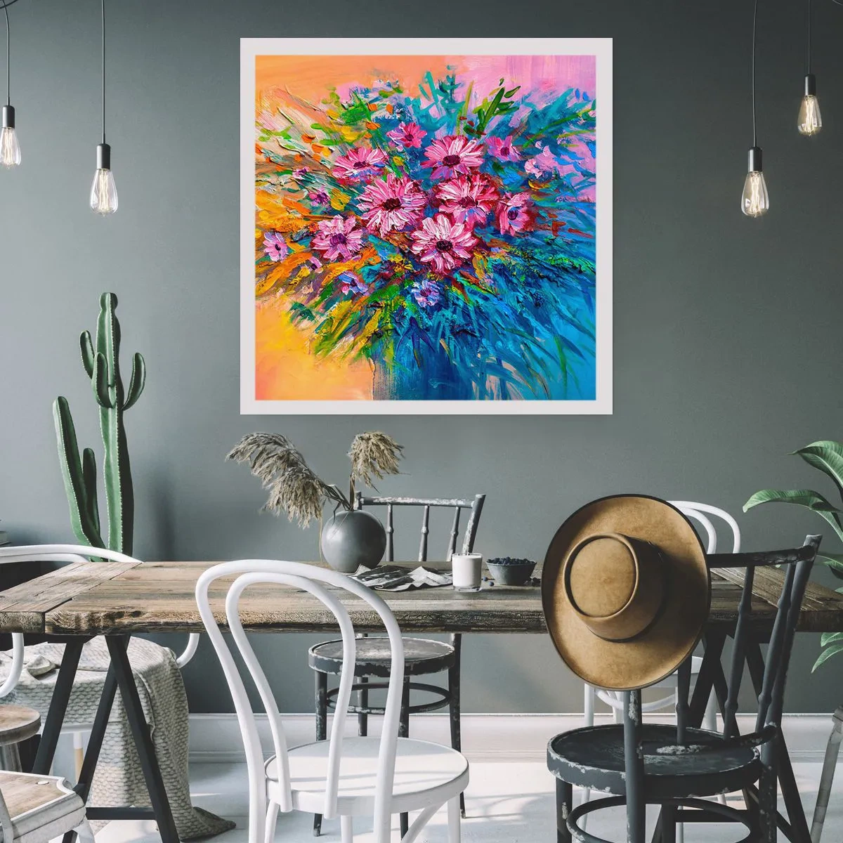 Affiche - Poster - Énergie de la vie - 40x40 cm