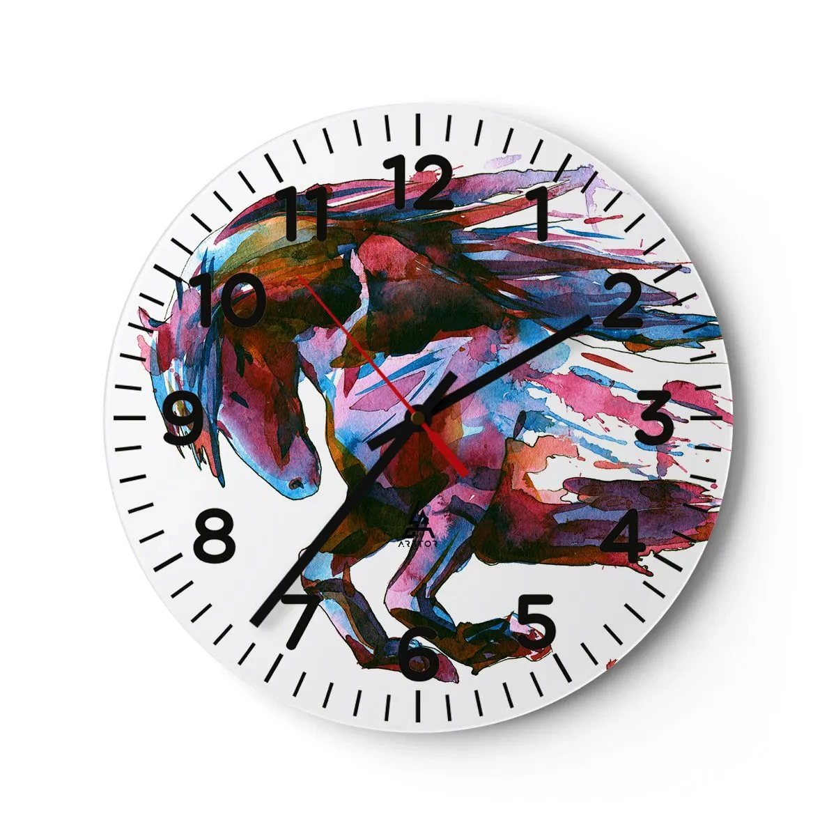 Horloge murale - Pendule murale - Dans le ravissement - 30x30 cm