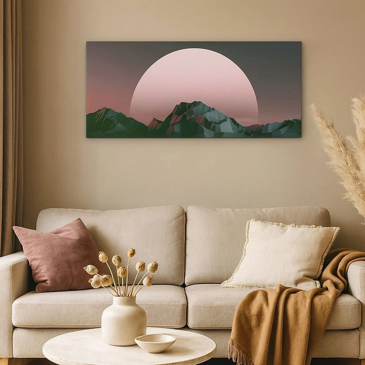 Impression sur toile - Image sur toile - Dans une galaxie voisine - 100x40 cm
