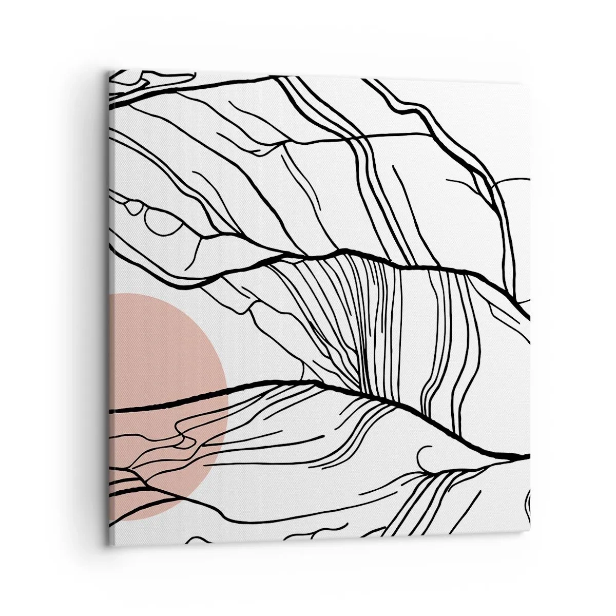 Impression sur toile - Image sur toile - Dans un réseau de brindilles - 50x50 cm