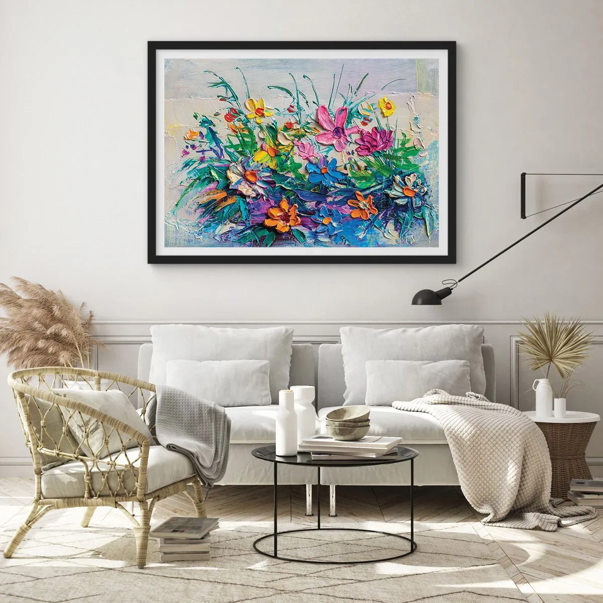 Affiche dans un cadre noir - Poster - Absolument pas une nature morte - 40x30 cm