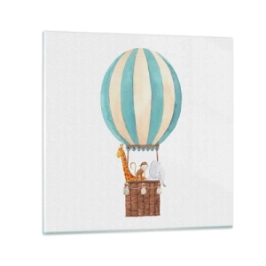 Impression sur verre - Image sur verre - Voyage fantastique - 50x50 cm