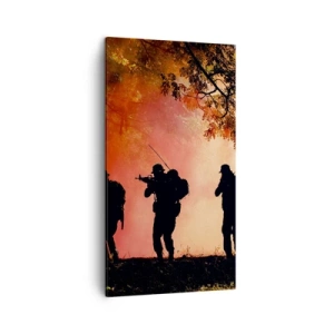 Impression sur toile - Image sur toile - … Tous pour un. - 45x80 cm
