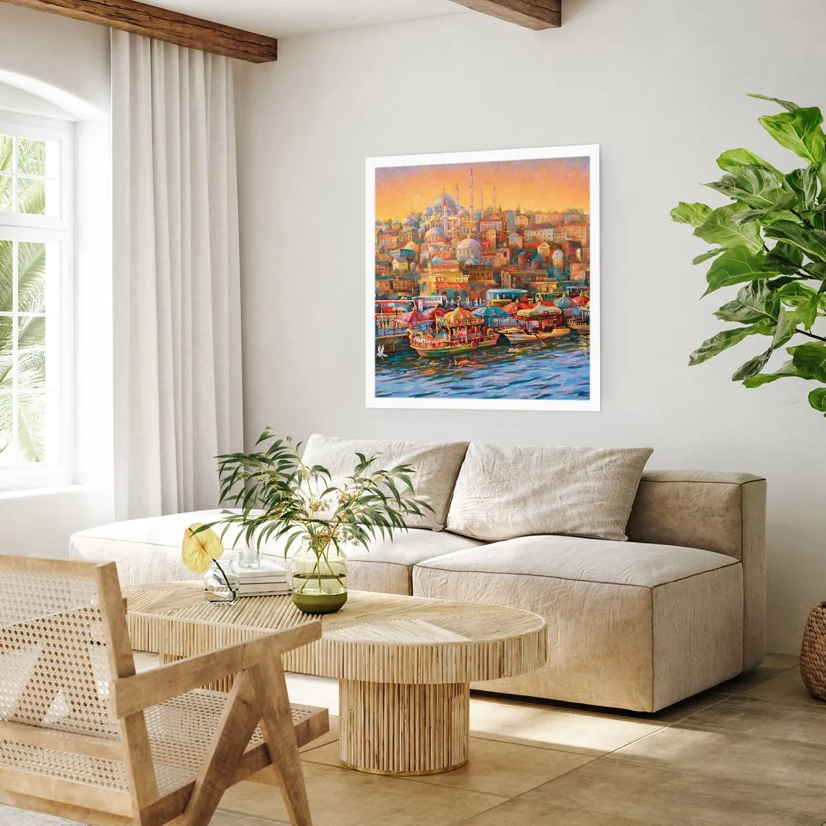 Affiche - Poster - Conte d'Istanbul - 50x50 cm