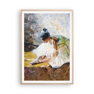 Affiche dans un chêne clair - Poster - D'après un tableau de Degas - 70x100 cm