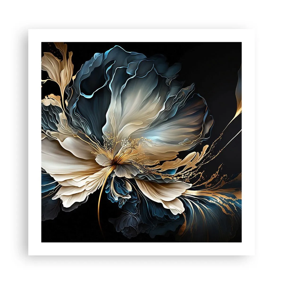 Affiche - Poster - Fleur de fougère de conte de fées - 60x60 cm