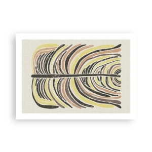 Affiche - Poster - Abstraction pleine de vie - 70x50 cm