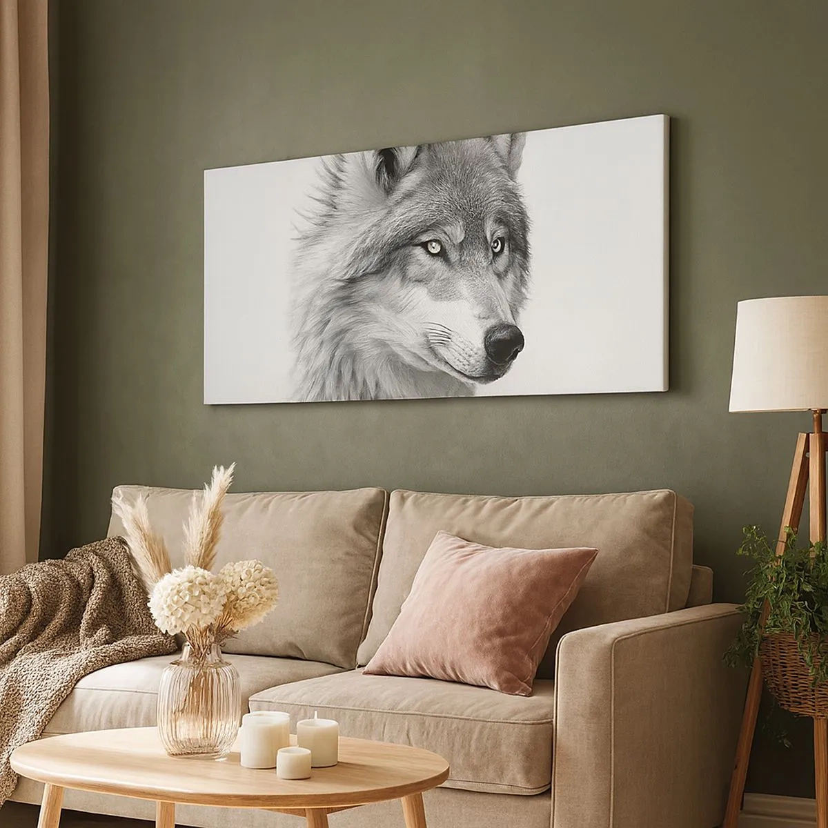 Impression sur toile - Image sur toile - Alpha – sans aucun doute - 100x40 cm