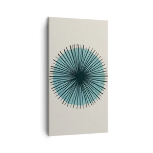 Impression sur toile - Image sur toile - Rayonnant dans l'azur - 45x80 cm