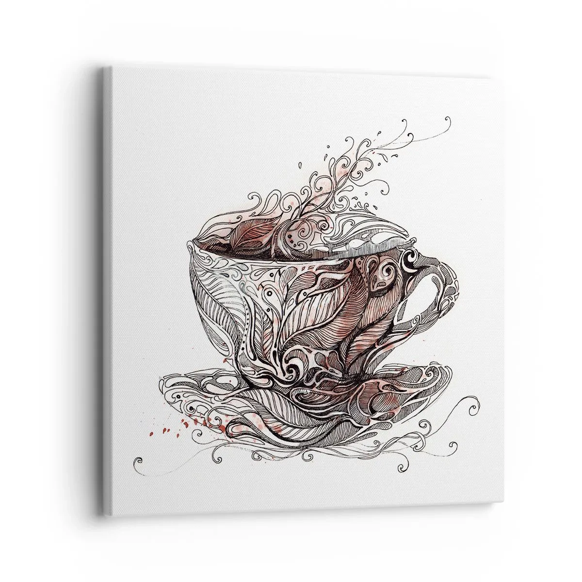 Impression sur toile - Image sur toile - Du thé, bon pour tout - 30x30 cm