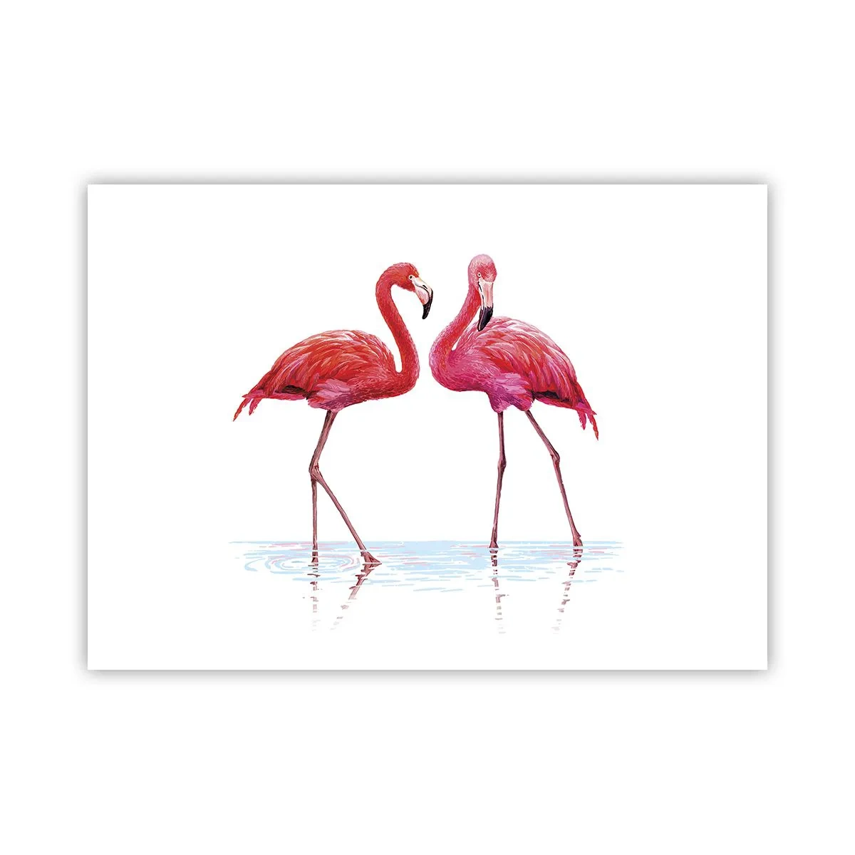 Affiche - Poster - Rendez-vous rose - 70x50 cm