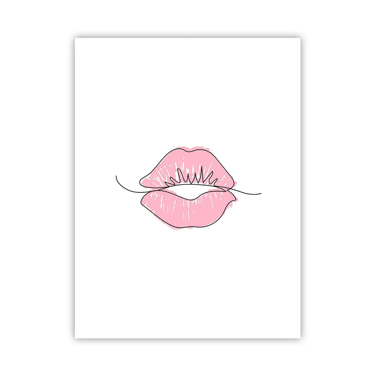 Affiche - Poster - Prêt à l'embrassade? - 30x40 cm