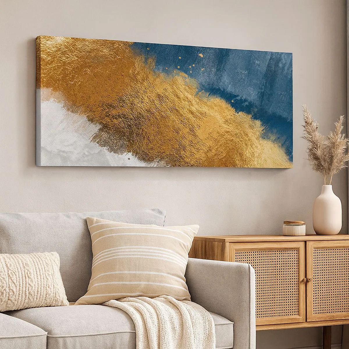 Impression sur toile - Image sur toile - Les couleurs de l’été - 100x40 cm