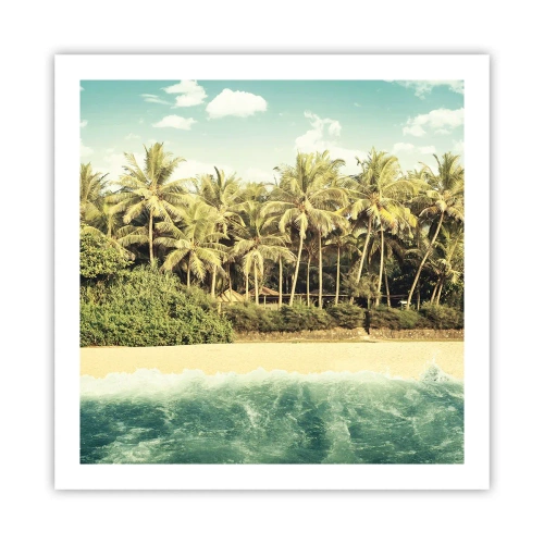 Affiche - Poster - Peut-être ici? - 60x60 cm