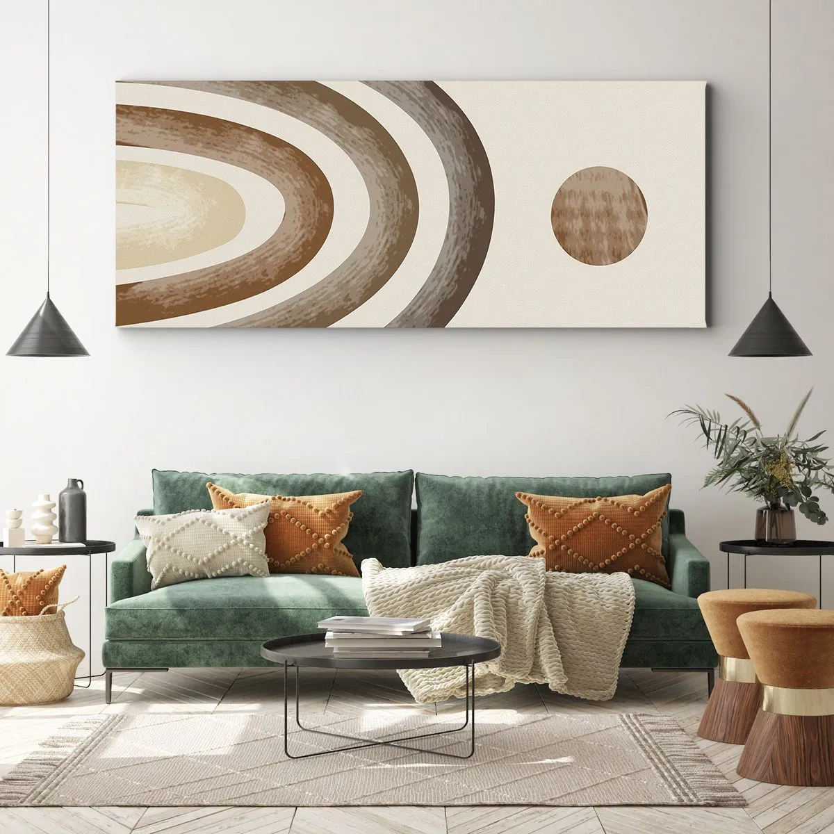 Impression sur toile - Image sur toile - Dans une galaxie lointaine - 90x30 cm