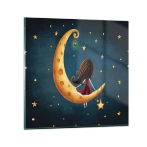 Impression sur verre - Image sur verre - Il était une fois... - 40x40 cm