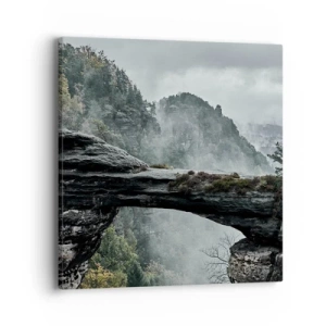 Impression sur toile - Image sur toile - L'aventure est sur le point de commencer - 40x40 cm