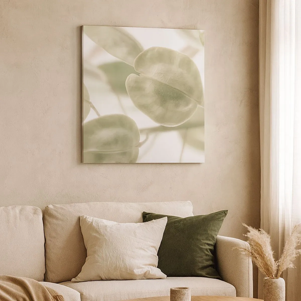 Impression sur toile - Image sur toile - Au commencement il y avait des feuilles... - 30x30 cm