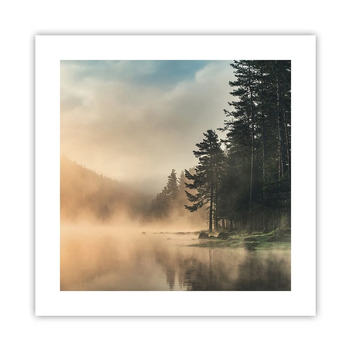 Affiche - Poster - Naissance du jour - 40x40 cm