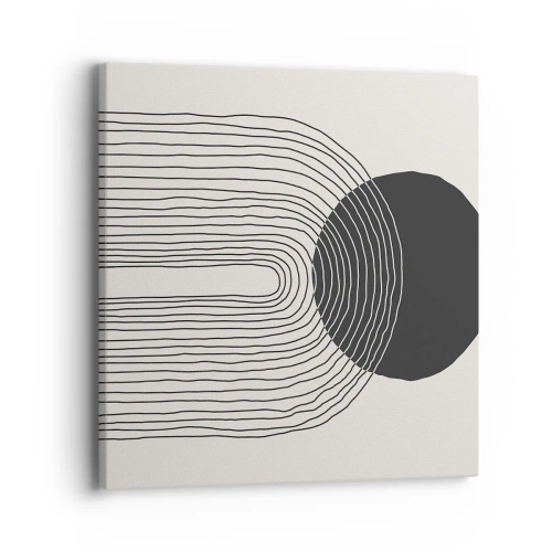 Impression sur toile - Image sur toile - Tremblement et confiance - 40x40 cm