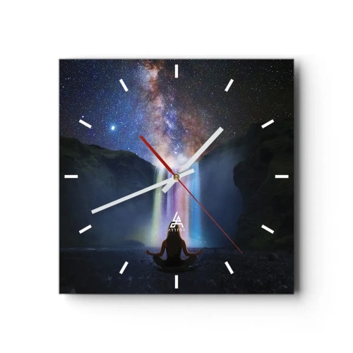 Horloge murale - Pendule murale - Harmonie absolue - 40x40 cm