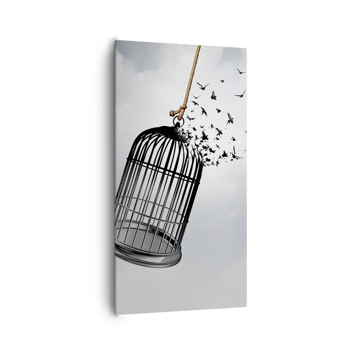 Impression sur toile - Image sur toile - Foie...Espoir...Liberté! - 65x120 cm