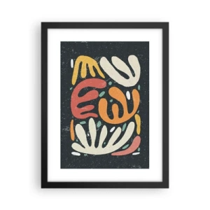 Affiche dans un cadre noir - Poster - Composition – Je suis sur le point de t'attraper - 30x40 cm