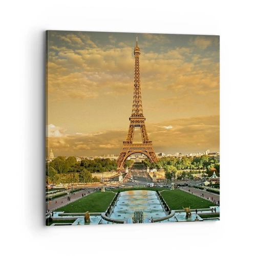 Impression sur toile - Image sur toile - La reine de Paris - 70x70 cm