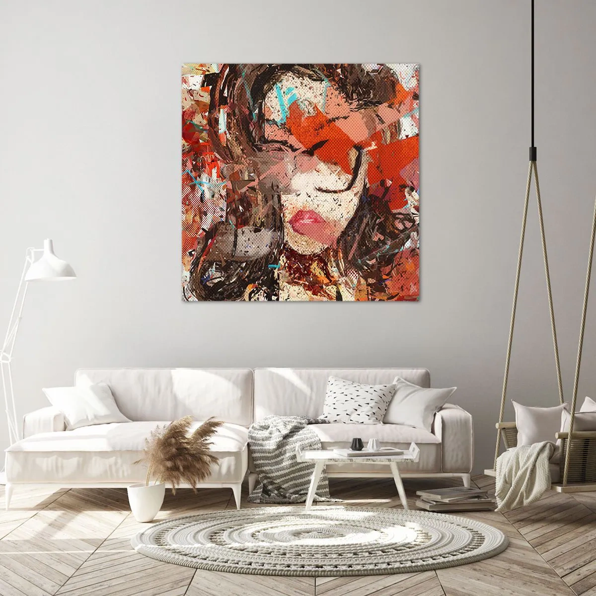 Impression sur toile - Image sur toile - Personne ne sait ce que tu es vraiment - 40x40 cm