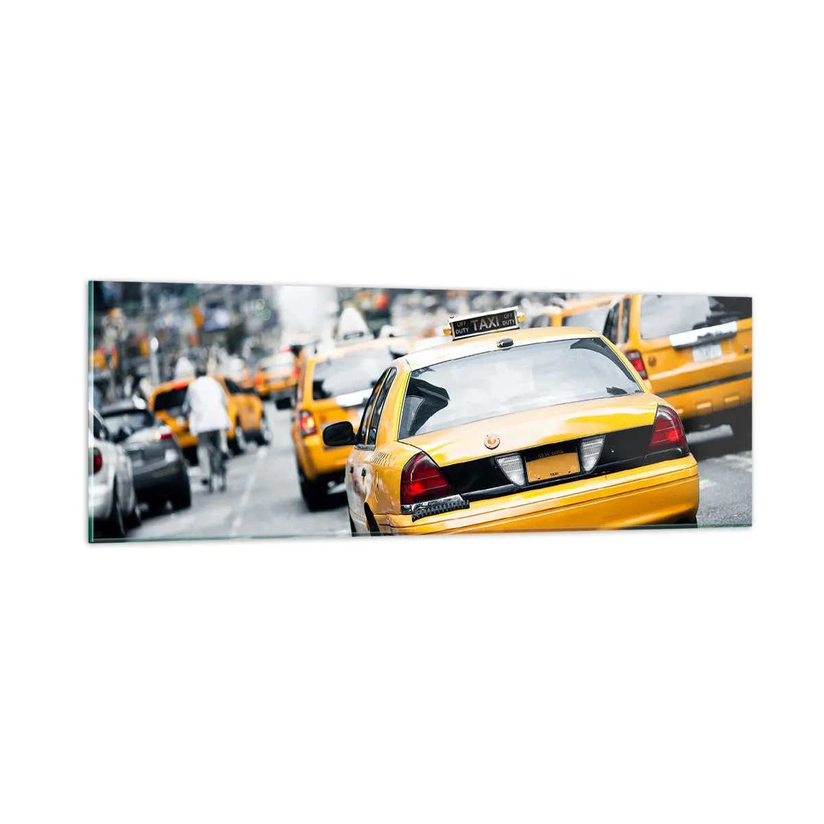 Impression sur verre - Image sur verre - Seulement dans cette ville - 90x30 cm