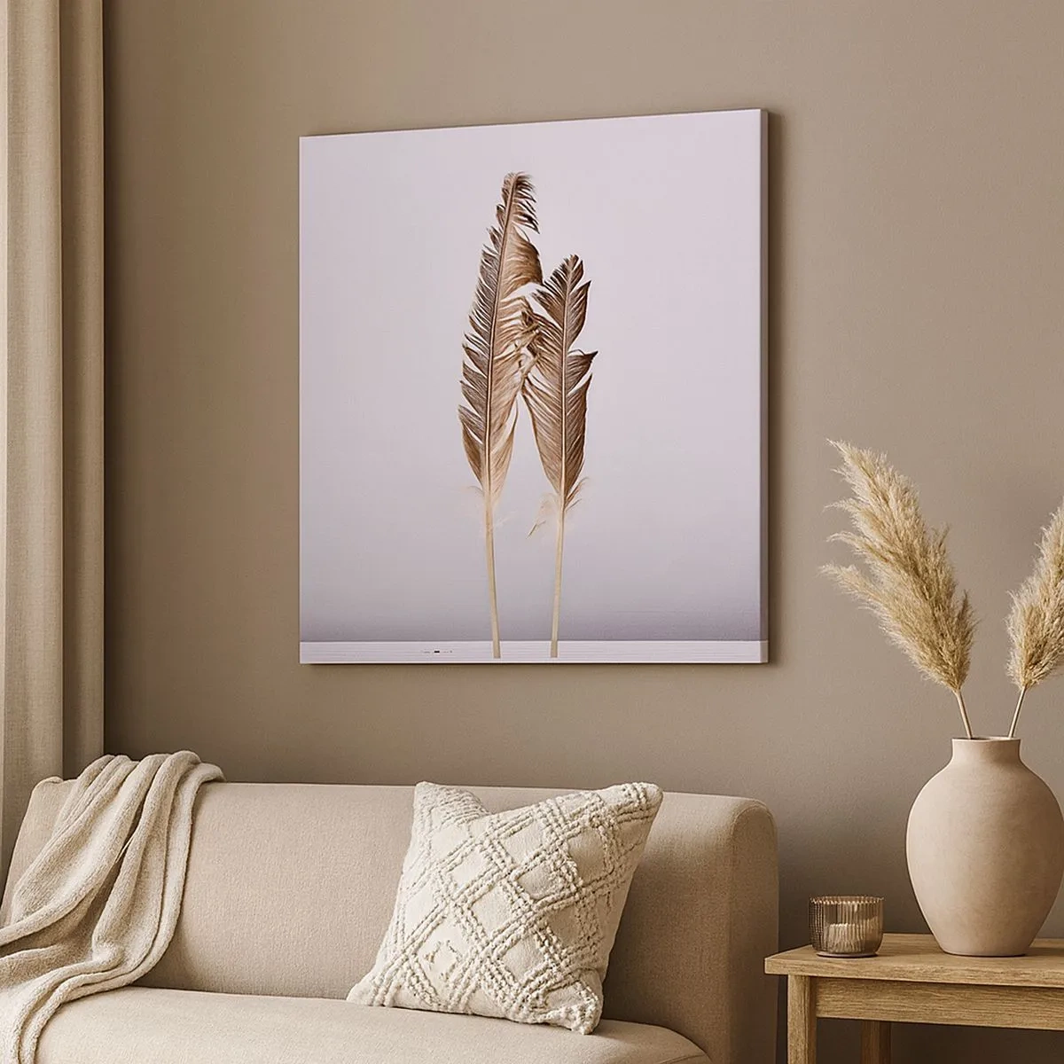 Impression sur toile - Image sur toile - Face au néant - 30x30 cm