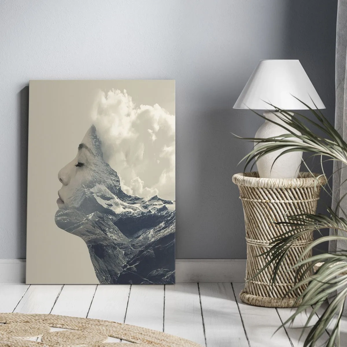 Impression sur toile - Image sur toile - La beauté des éléments - 45x80 cm