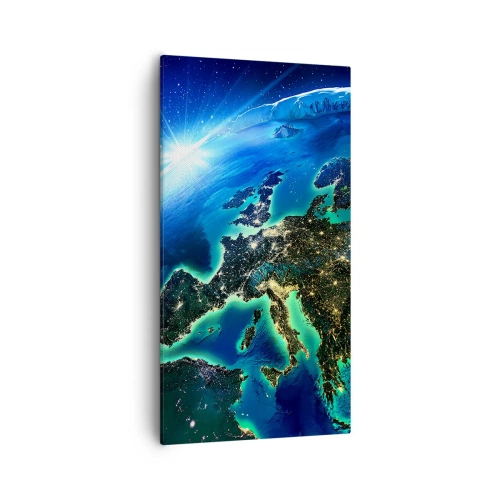 Impression sur toile - Image sur toile - Europe pétillante - 55x100 cm