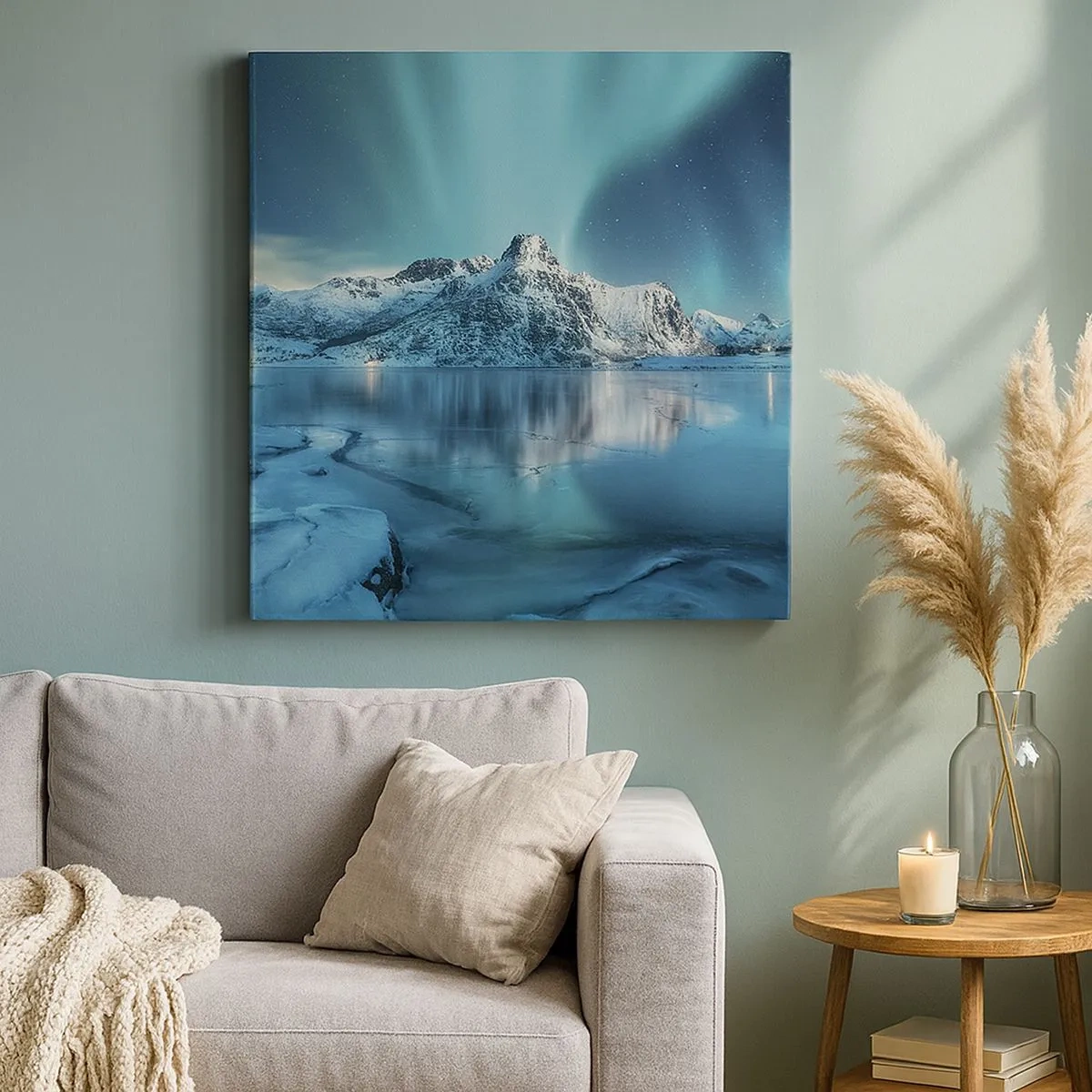 Impression sur toile - Image sur toile - Nuit de lumières - 30x30 cm