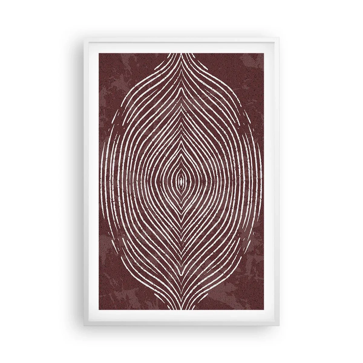 Affiche dans un cadre blanc - Poster - L'espace parle - 61x91 cm