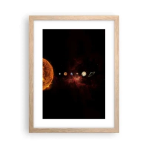 Affiche dans un chêne clair - Poster - Notre quartier - 30x40 cm