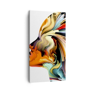 Impression sur toile - Image sur toile - Une explosion d'imaginaire - 45x80 cm