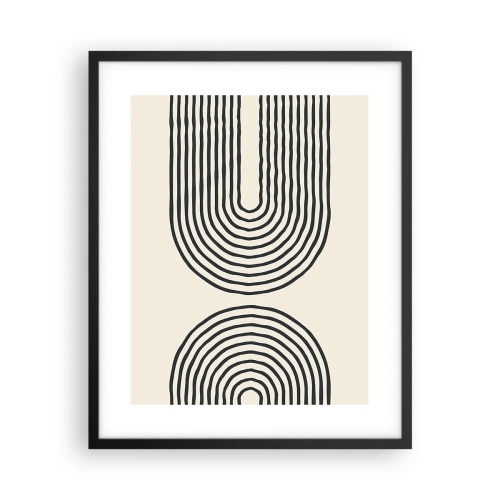 Affiche dans un cadre noir - Poster - Dans un instant... - 40x50 cm