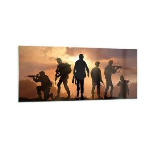 Impression sur verre - Image sur verre - Brothers in arms - 100x40 cm