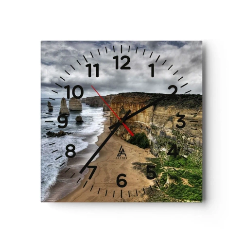 Horloge murale - Pendule murale - Beauté brute - 40x40 cm