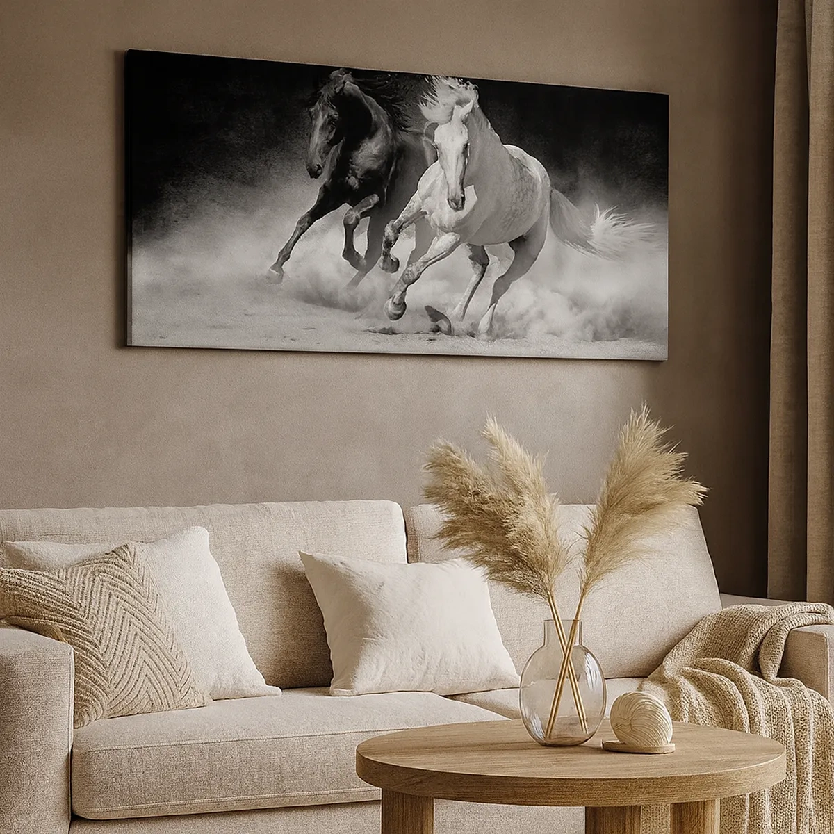Impression sur toile - Image sur toile - Galop de la liberté - 30x30 cm