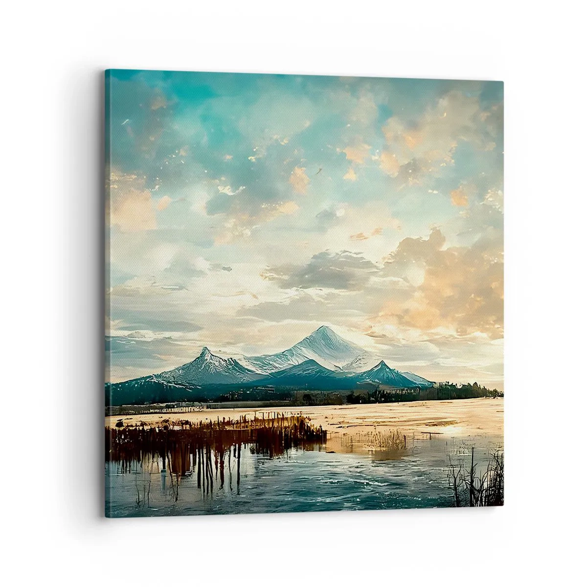 Impression sur toile - Image sur toile - Sous la protection du ciel - 70x70 cm