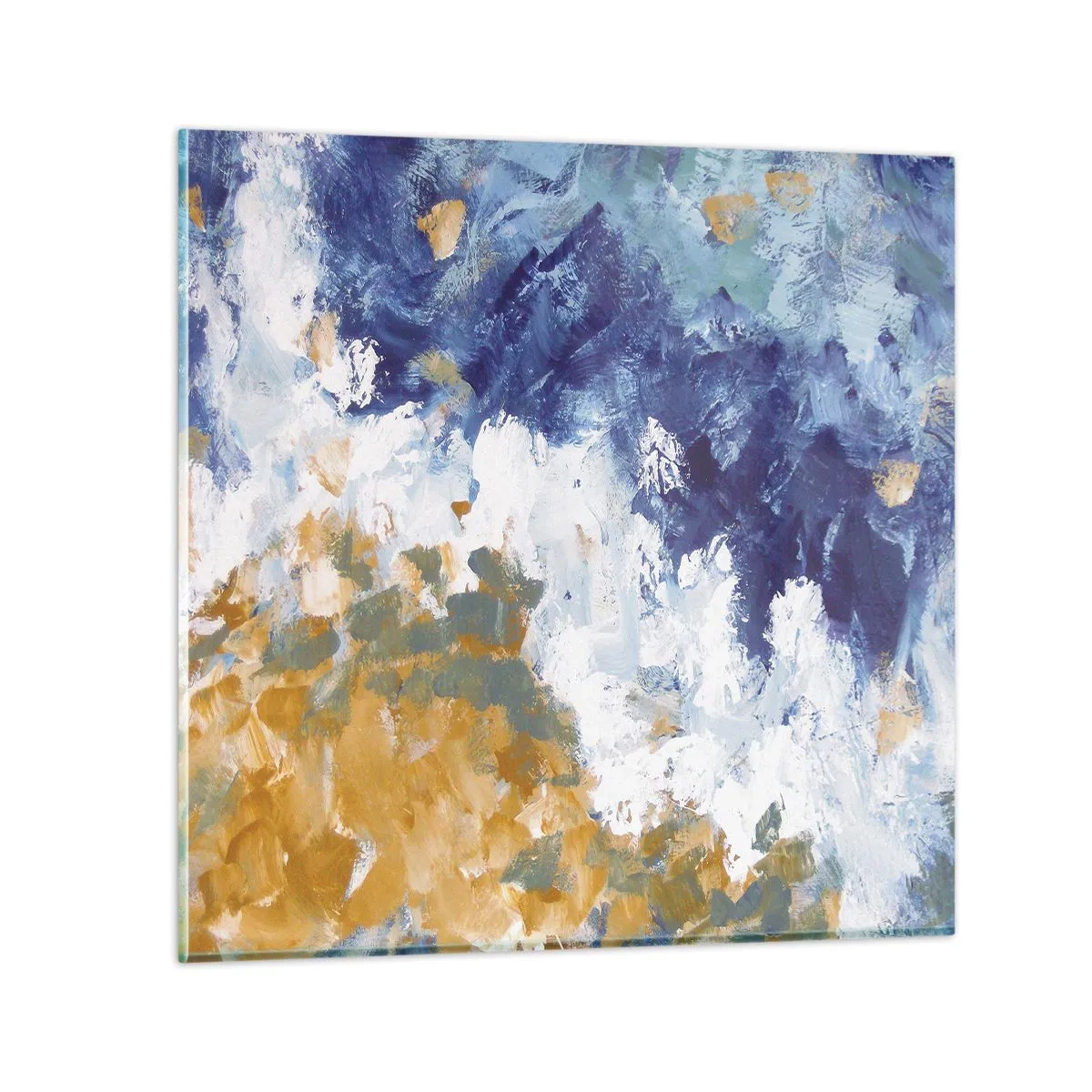 Impression sur verre - Image sur verre - Danse des éléments - 70x70 cm