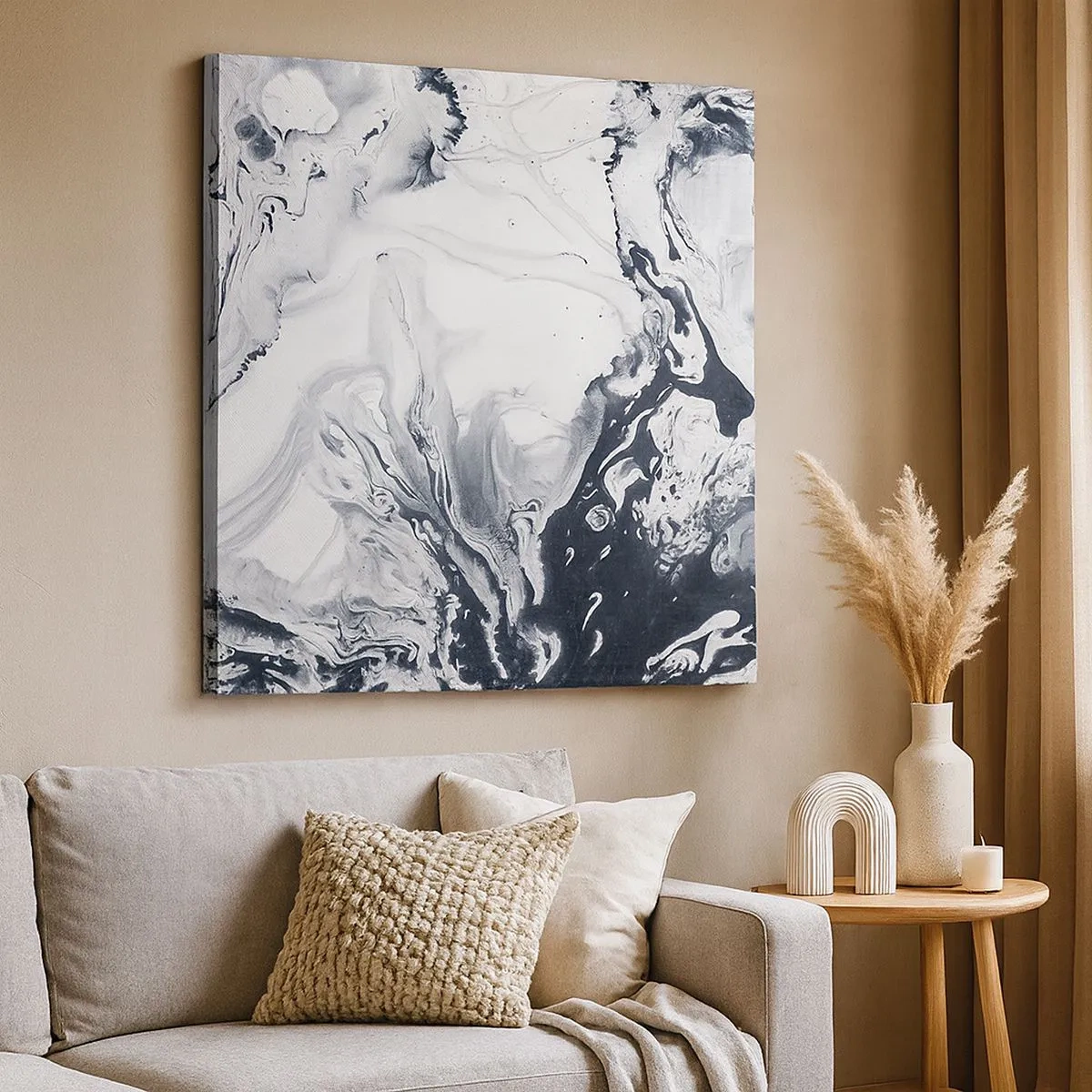 Impression sur toile - Image sur toile - Au centre de la Terre - 30x30 cm