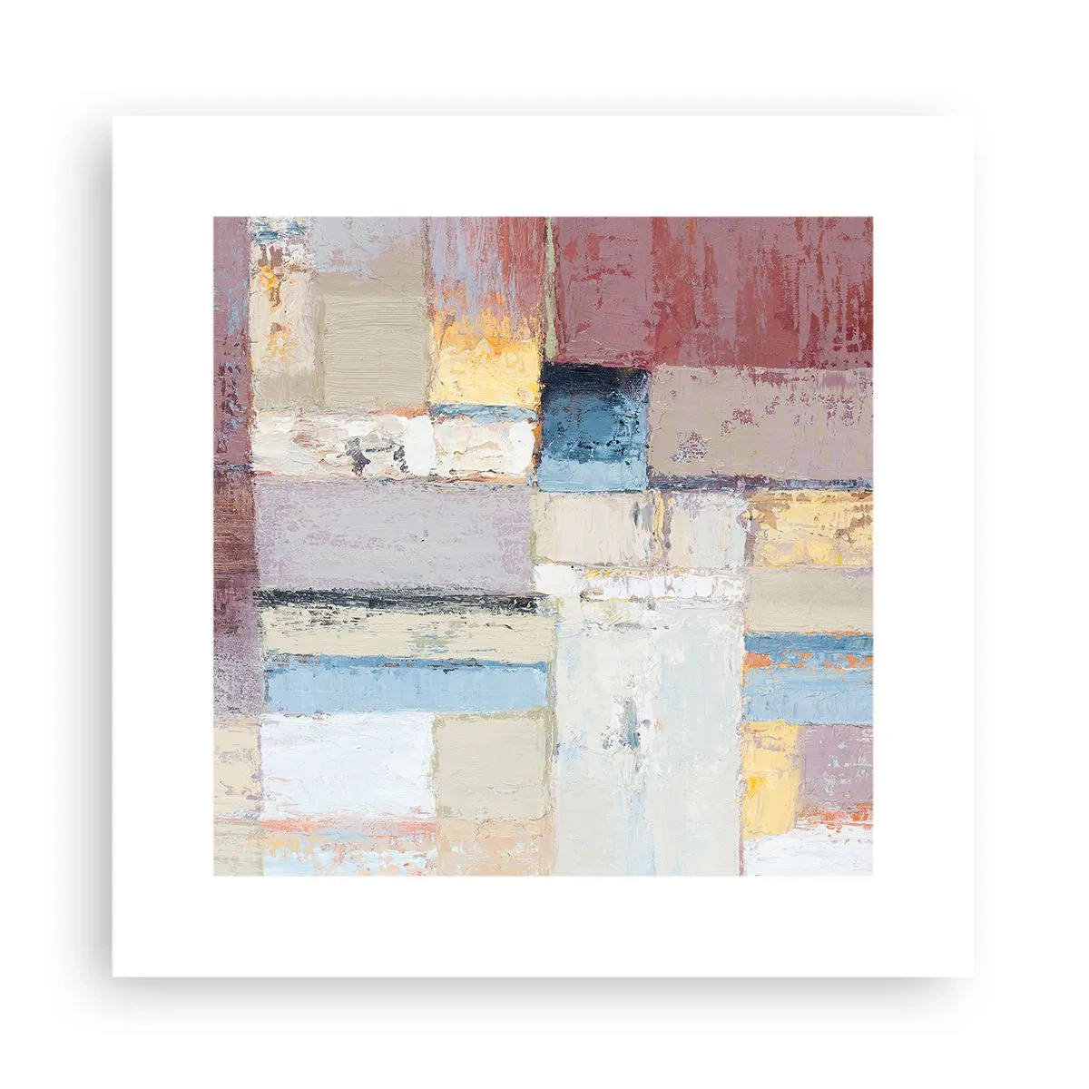 Affiche - Poster - Le calme de la géométrie - 30x30 cm