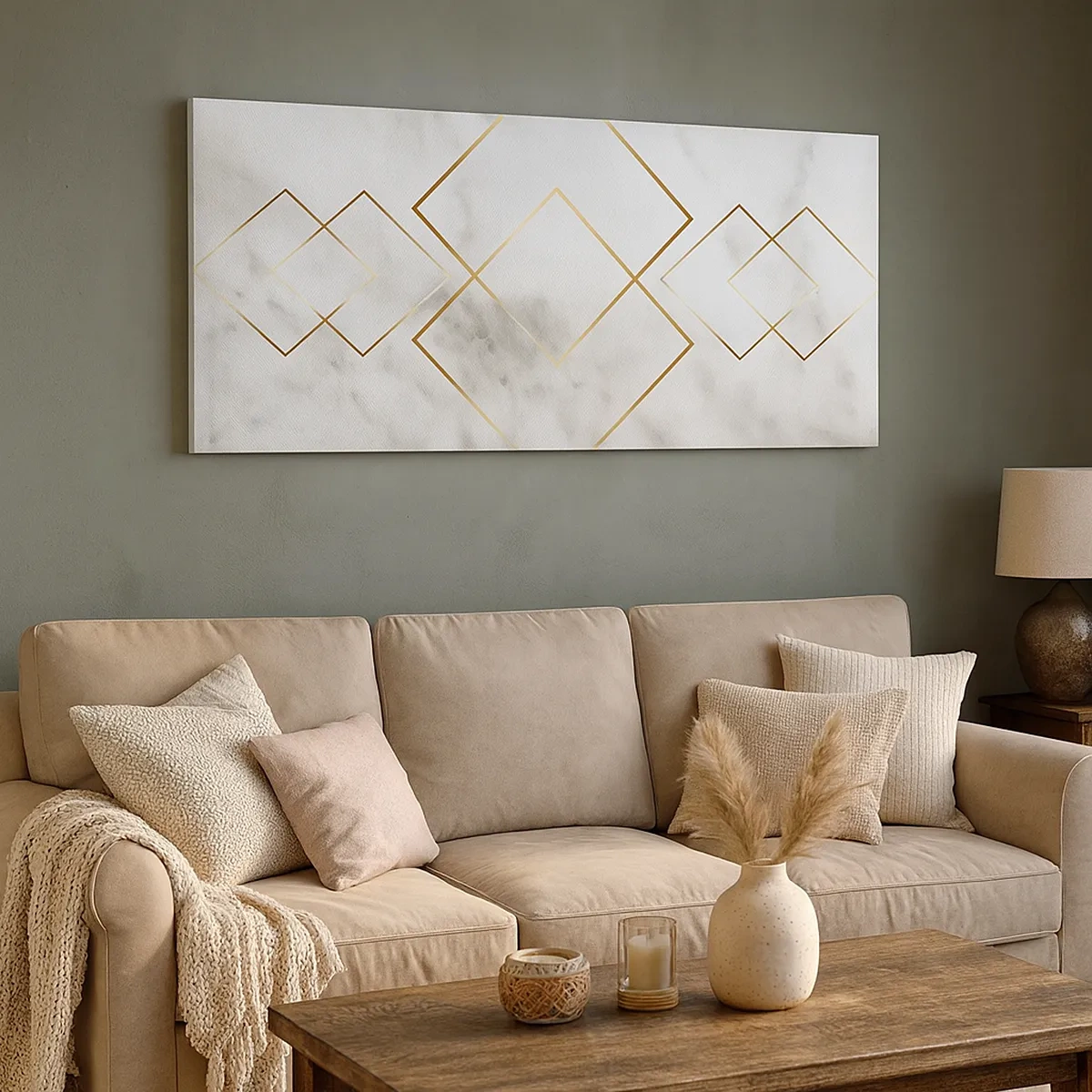 Impression sur toile - Image sur toile - Vue à l'infini - 30x30 cm