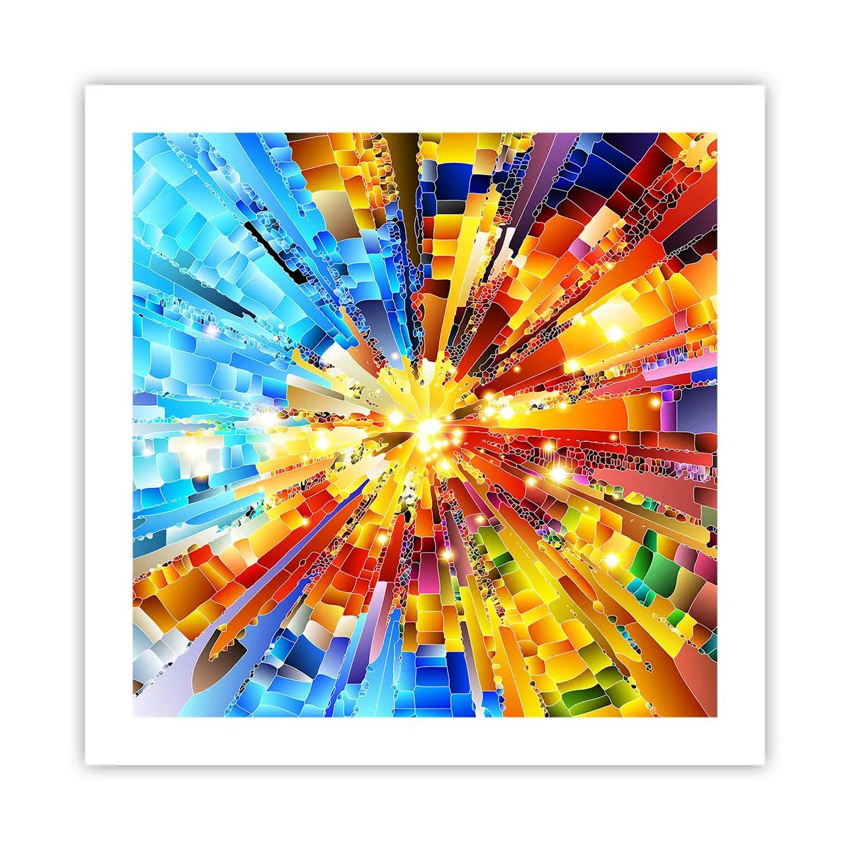 Affiche - Poster - In medias res - 50x50 cm