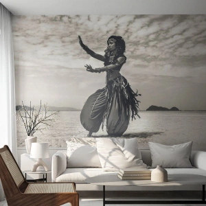 Papier Peint Photo Premium Canvas - Danse des îles du sud - Danseur, Inde, Orient - 300x210 cm