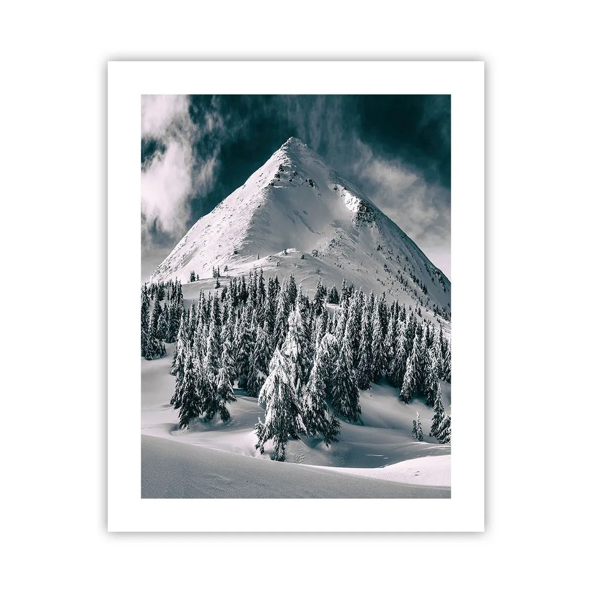 Affiche - Poster - Le pays de la neige et de la glace - 40x50 cm